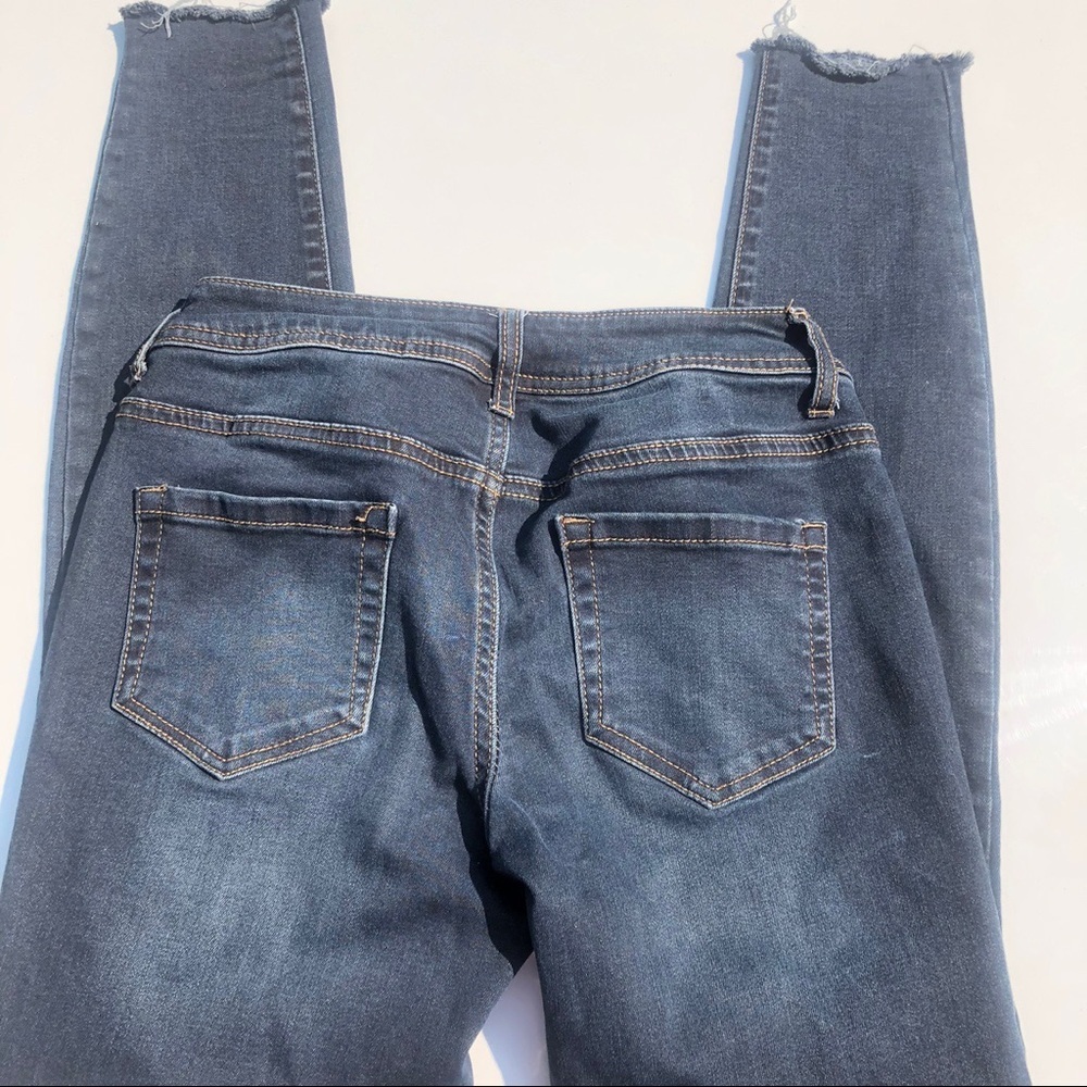 maurices dark wash skinny jeans/jeggings!